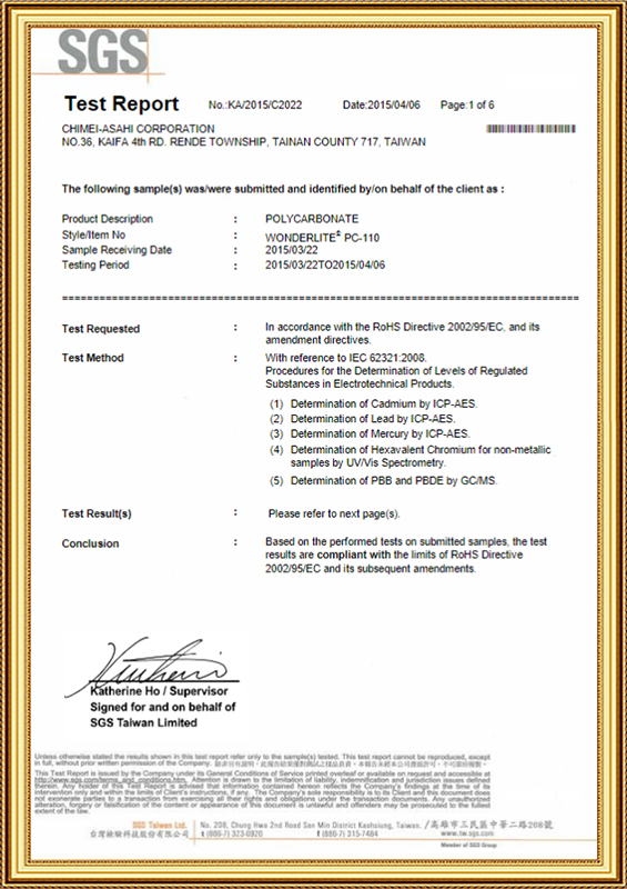 Relat&oacute;rio de teste