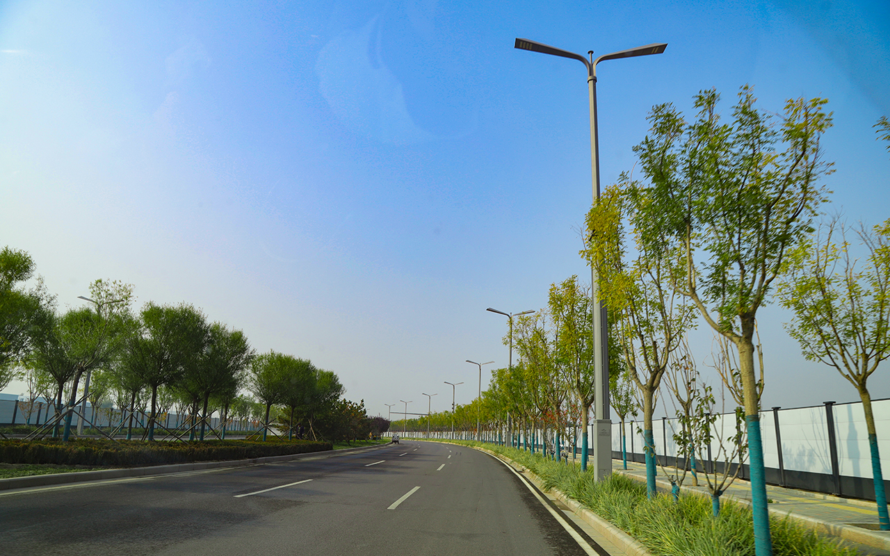 Poste de articulação inteligente, Projeto Yizhuang, ao redor da fábrica da Xiaomi