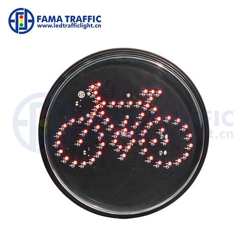 Módulo de semáforo LED para bicicleta verde, vermelho e amarelo