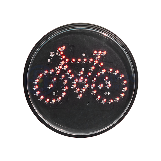 Módulo de semáforo LED para bicicleta verde, vermelho e amarelo