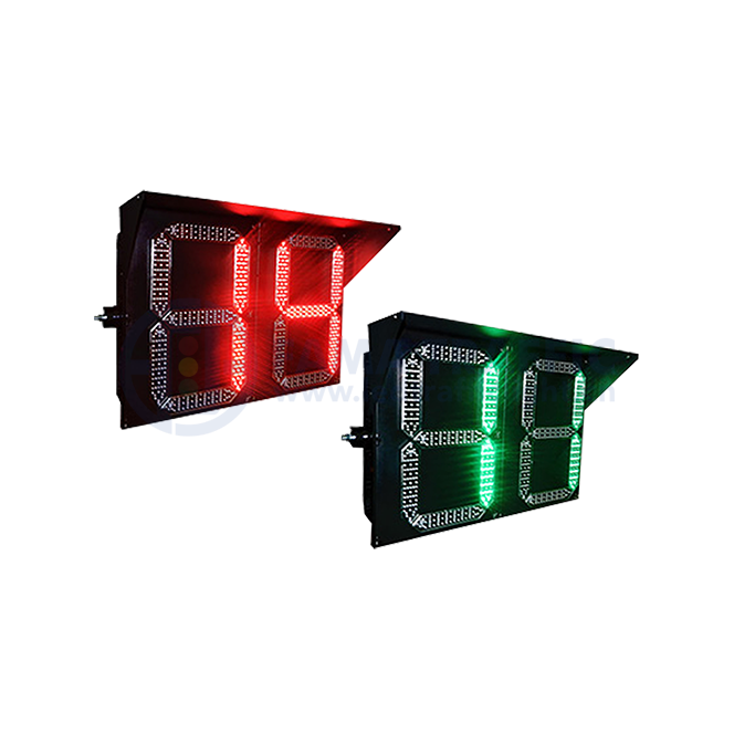 Temporizador de contagem regressiva LED bicolor de dois dígitos de 800x600 mm com gabinete para PC