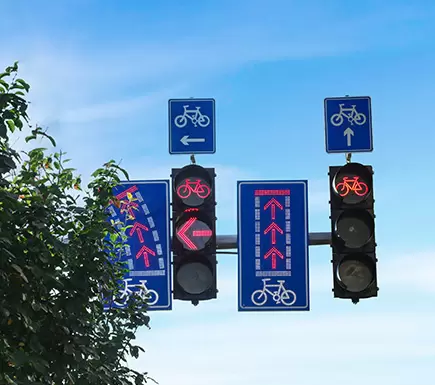Semáforo <br>para bicicletas