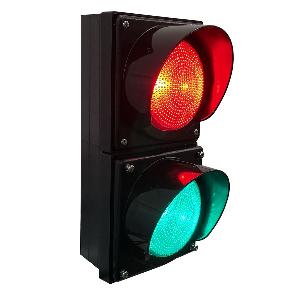 Semáforo de esfera cheia vermelho/verde de alto fluxo (duas unidades)