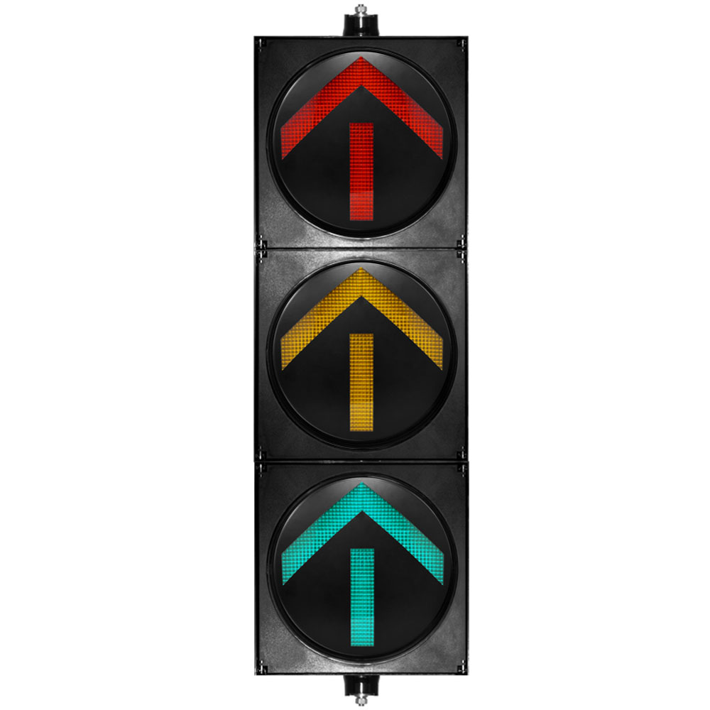 Semáforo de seta vermelha/amarela/verde de alto fluxo