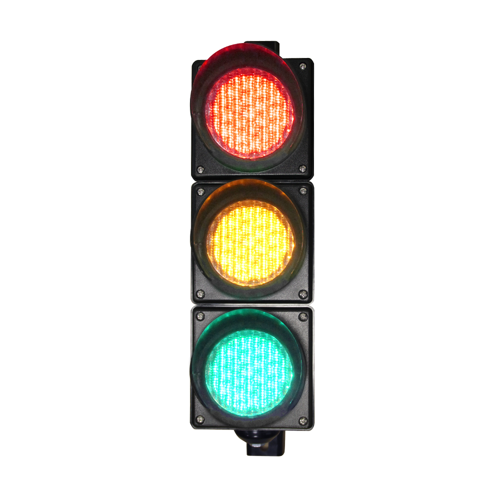 Semáforo de esfera completa vermelho/amarelo/verde de baixa potência