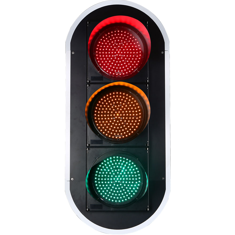 Semáforo de esfera completa vermelho/amarelo/verde de baixa potência