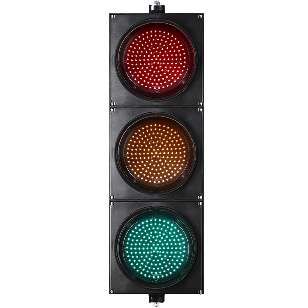 Semáforo de esfera completa vermelho/amarelo/verde de baixa potência