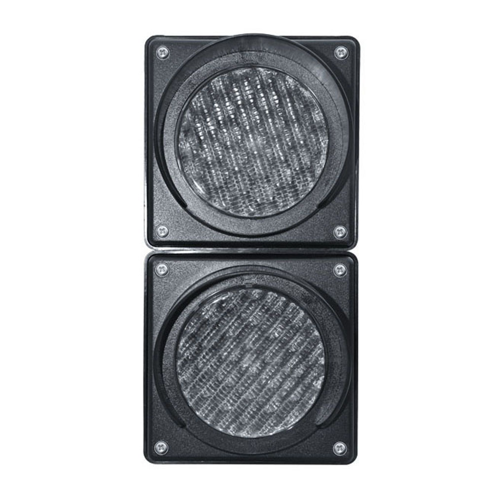 Semáforo de esfera completa vermelho/verde de baixa potência (duas unidades)