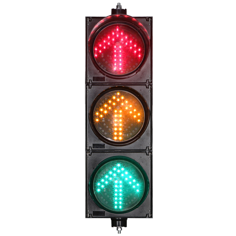 Semáforo de seta vermelha/amarela/verde de baixa potência