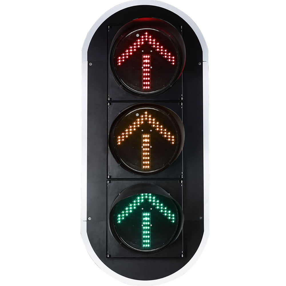 Semáforo de seta vermelha/amarela/verde de baixa potência