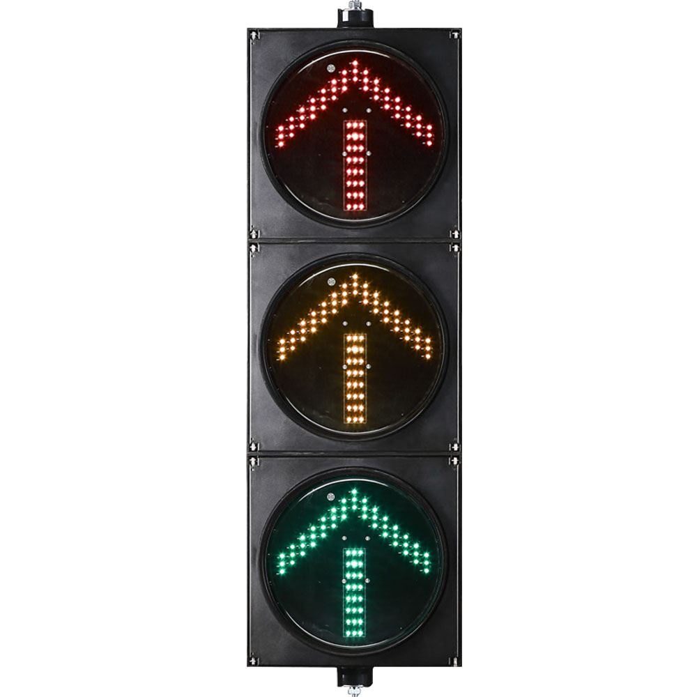 Semáforo de seta vermelha/amarela/verde de baixa potência