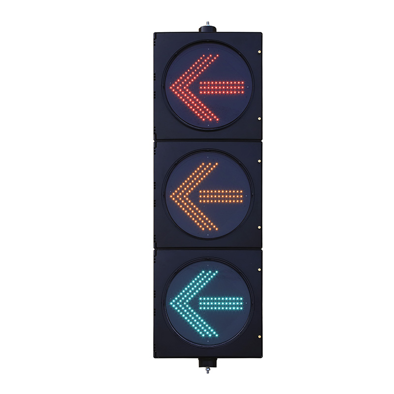Semáforo de seta vermelha/amarela/verde de baixa potência