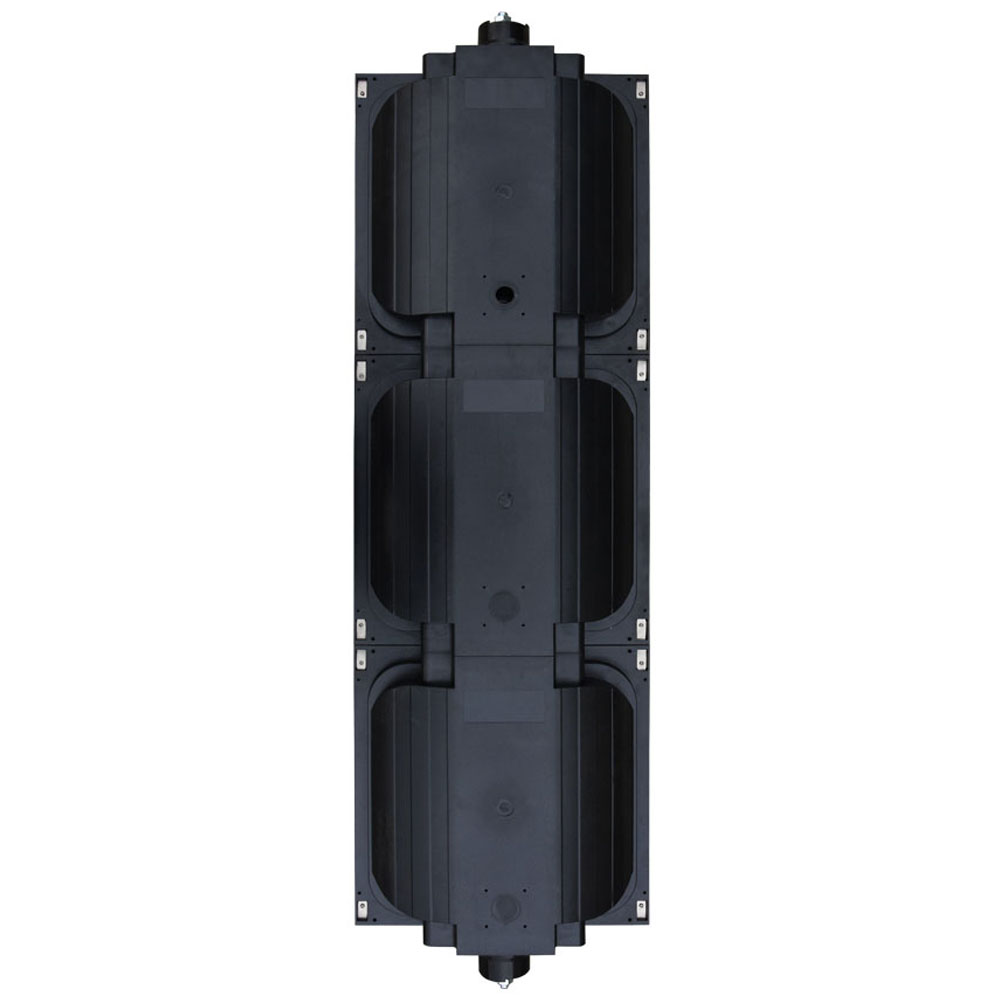 Semáforo de conversão em U vermelho/amarelo/verde de baixa potência