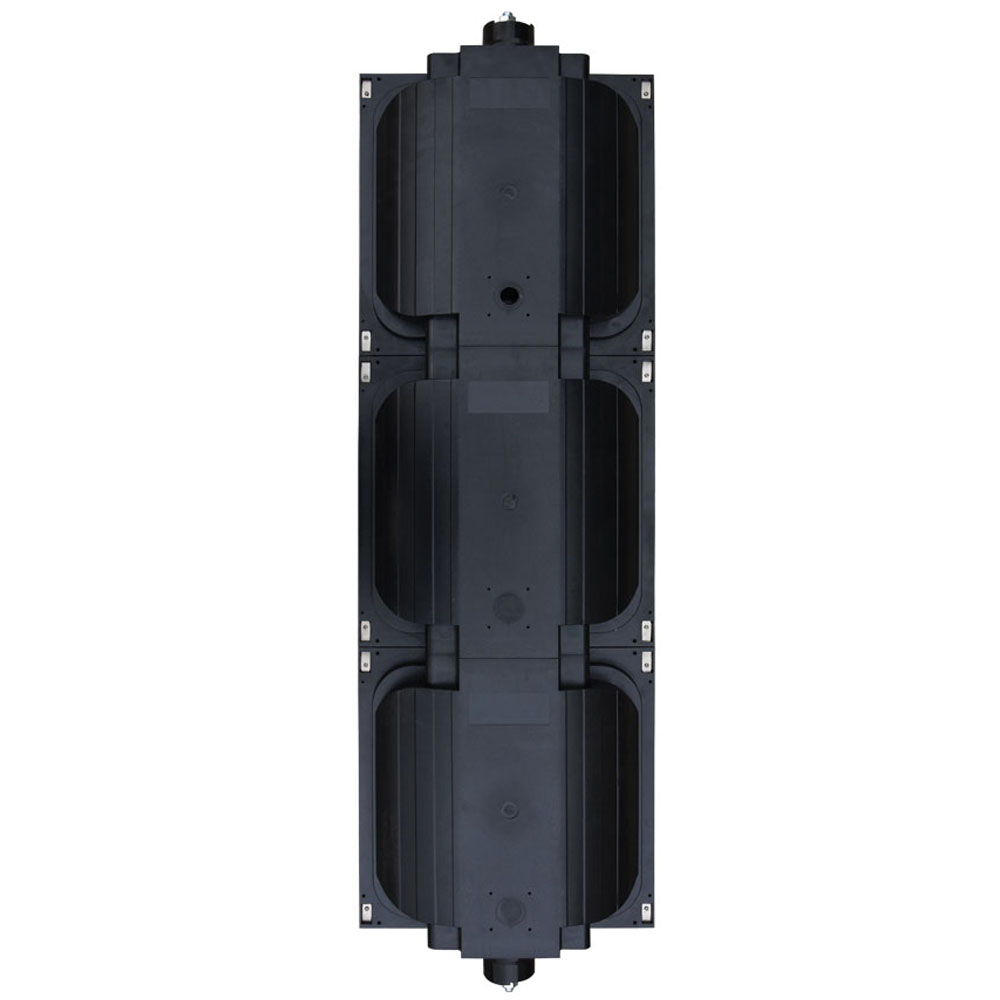 Semáforo de esfera completa vermelho/amarelo/verde de baixa potência com contagem regressiva de matriz de pontos