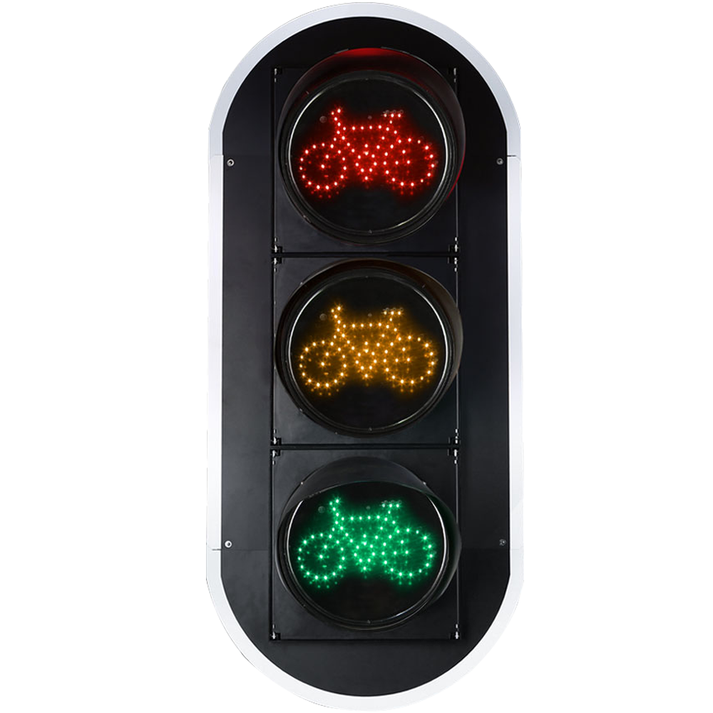 Semáforo de bicicleta de baixa potência