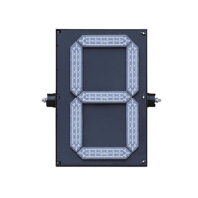 Semáforo de contagem regressiva do tipo segmento (tipo caixa)
