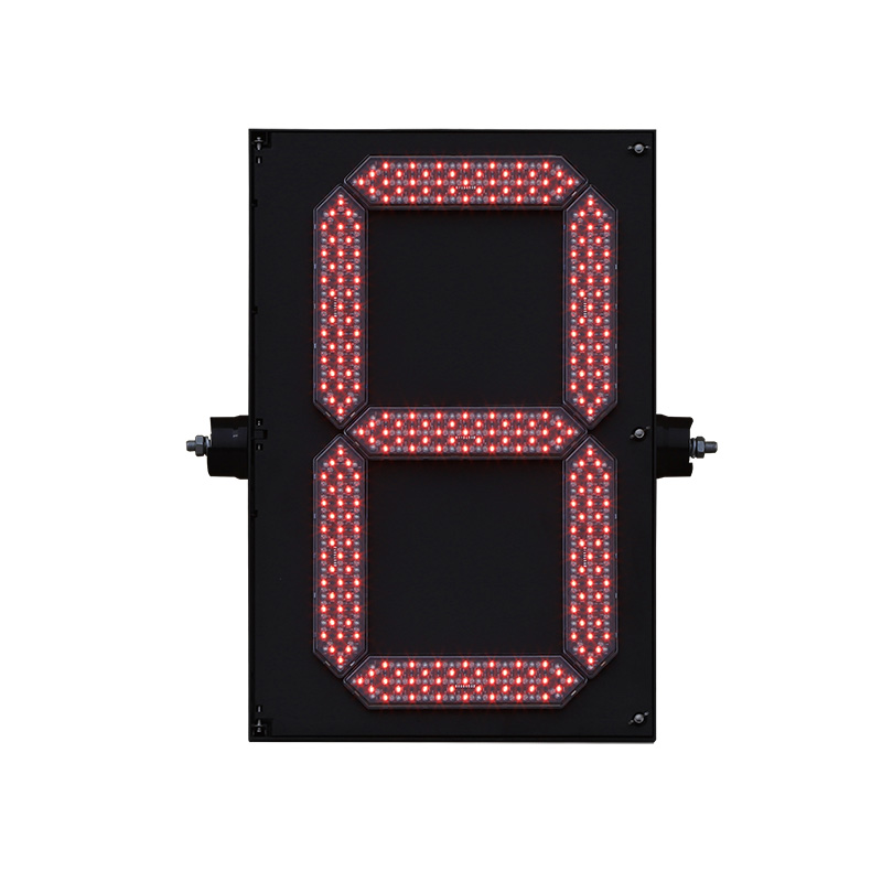 Semáforo de contagem regressiva do tipo segmento (tipo caixa)