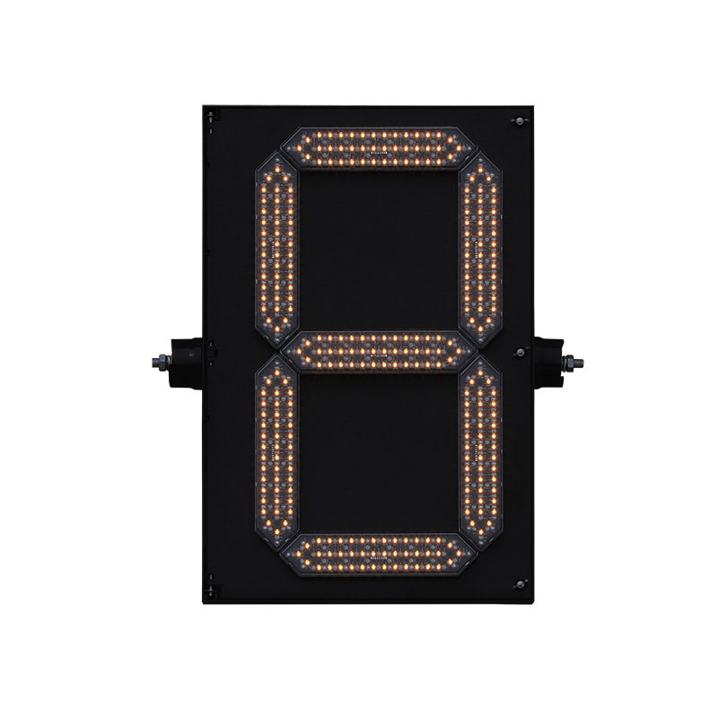 Semáforo de contagem regressiva do tipo segmento (tipo caixa)