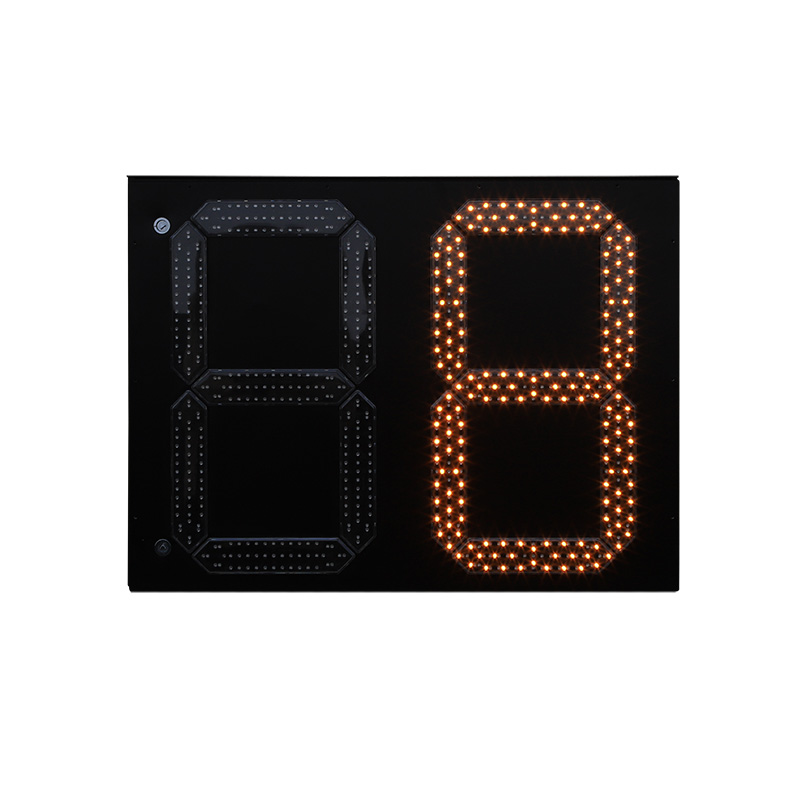 Semáforo de contagem regressiva do tipo segmento (tipo caixa)