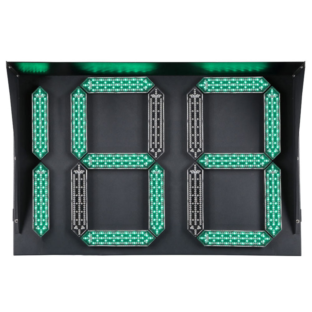 Semáforo de contagem regressiva do tipo segmento (tipo caixa)