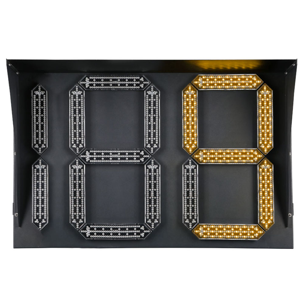 Semáforo de contagem regressiva do tipo segmento (tipo caixa)