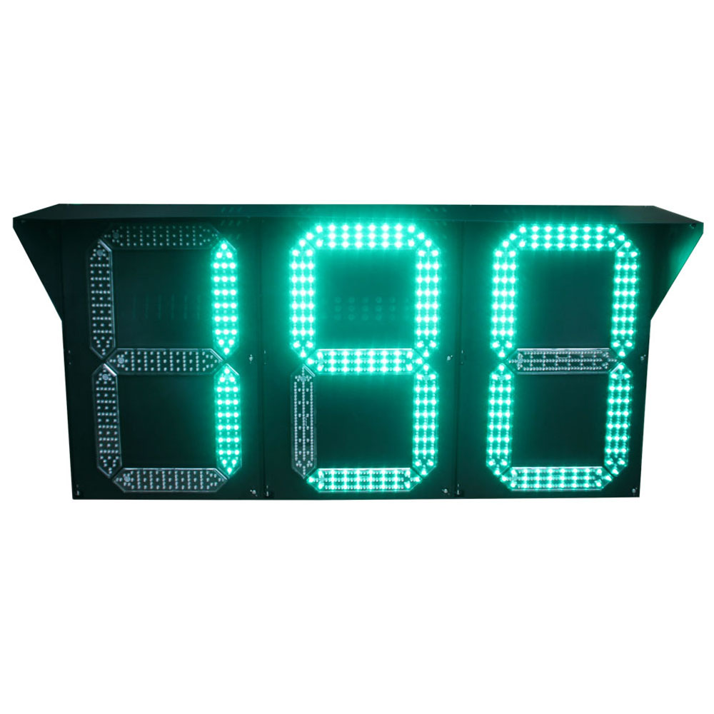 Semáforo de contagem regressiva do tipo segmento (tipo caixa)