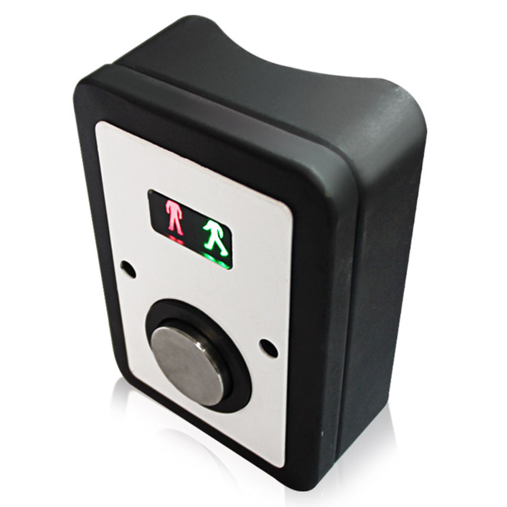 Botão de pressão para travessia de pedestres