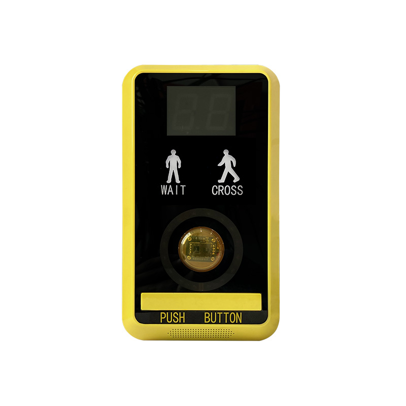 Botão de pressão para travessia de pedestres tipo indução