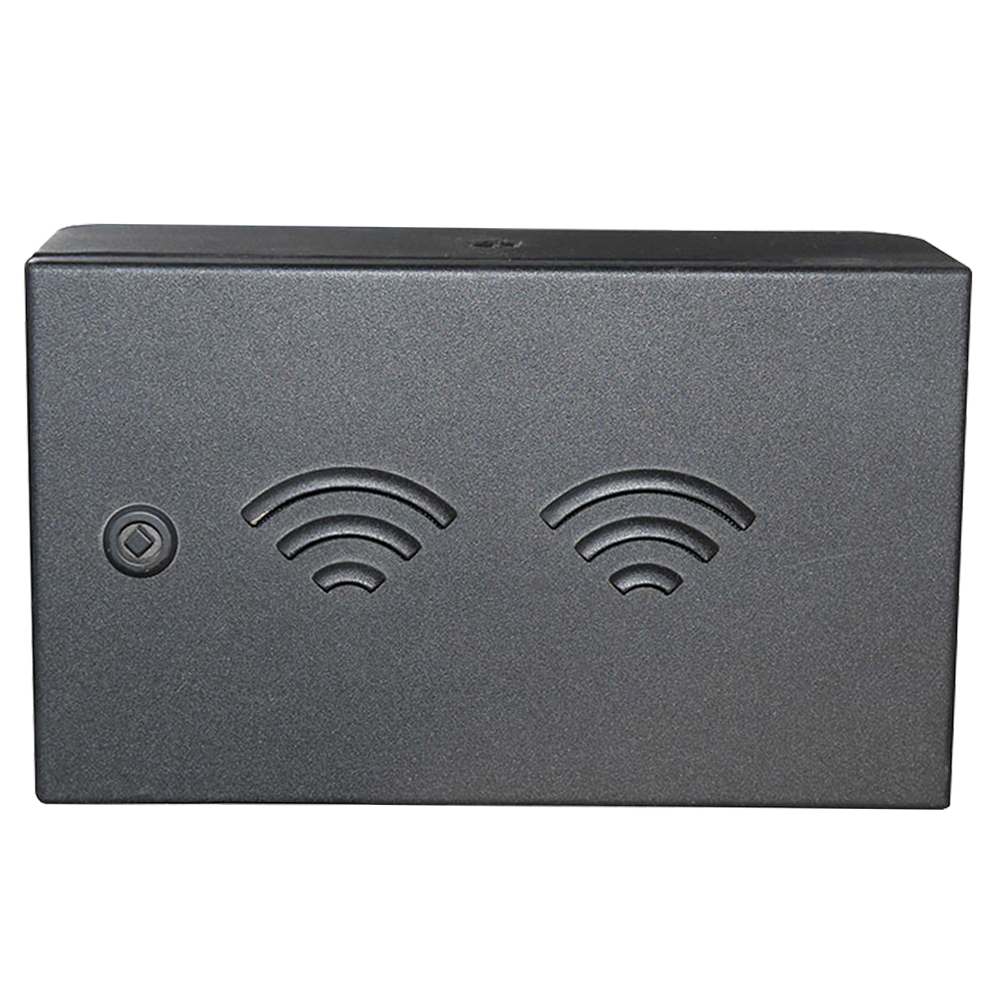 Sinais sonoros para pedestres com caixa de metal