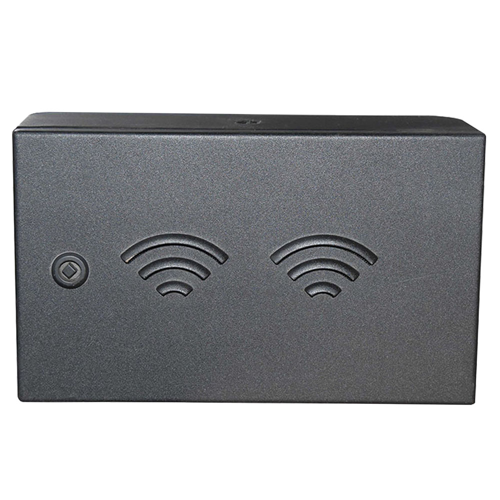 Sinais sonoros para pedestres com caixa de metal