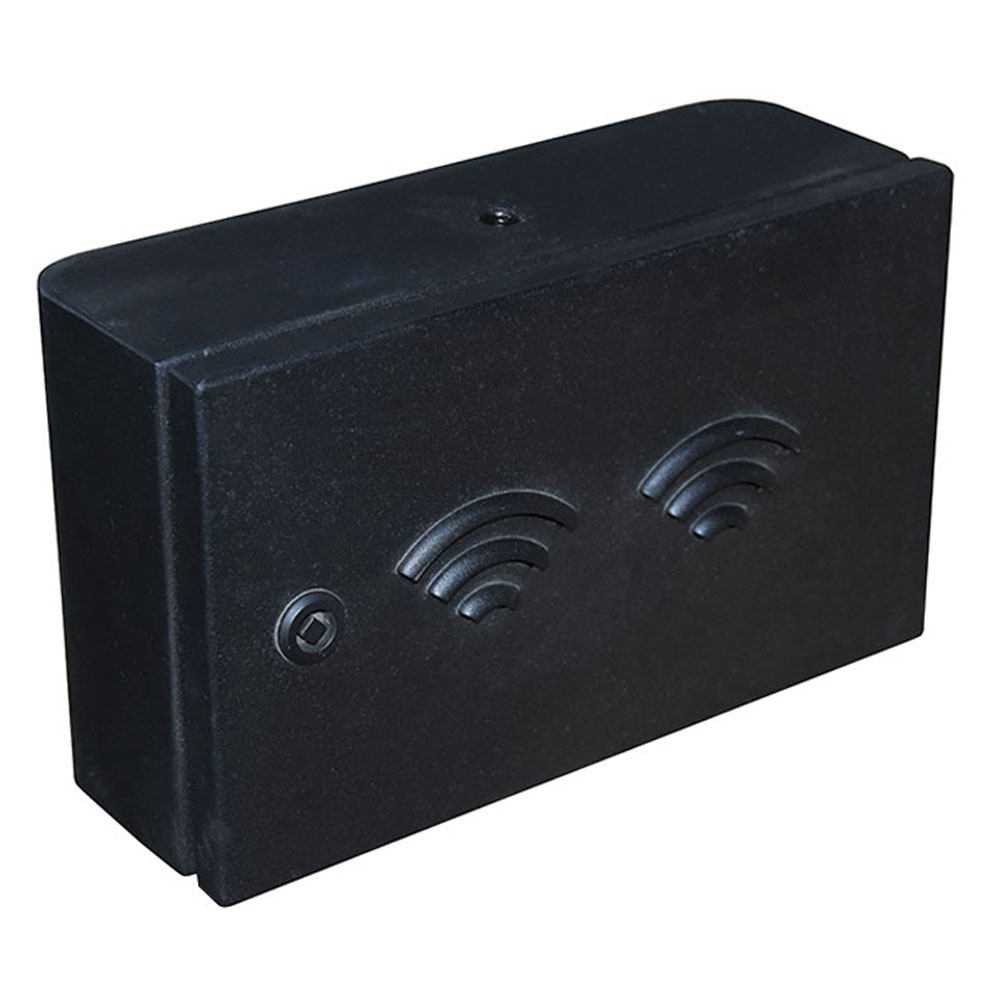 Sinais sonoros para pedestres com caixa de metal