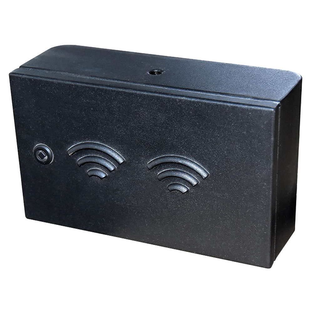 Sinais sonoros para pedestres com caixa de metal