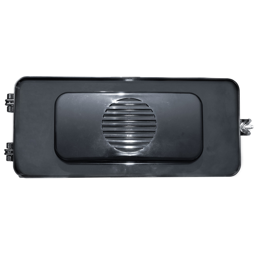 Sinais sonoros para pedestres com caixa de plástico