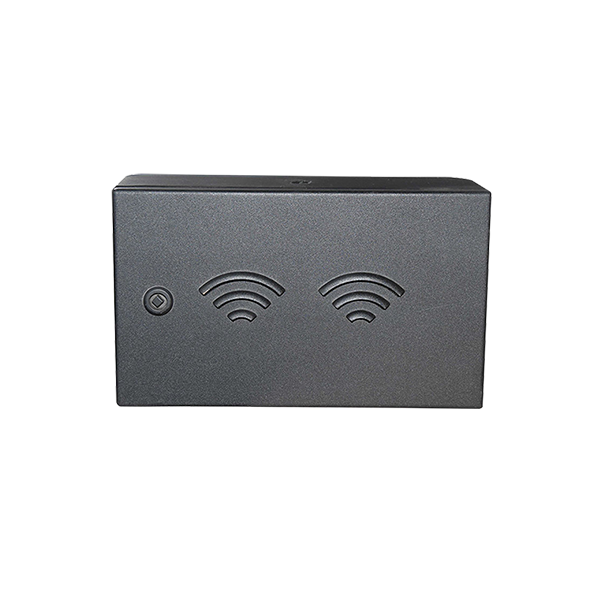 Sinaliza&ccedil;&atilde;o sonora para pedestres com caixa met&aacute;lica