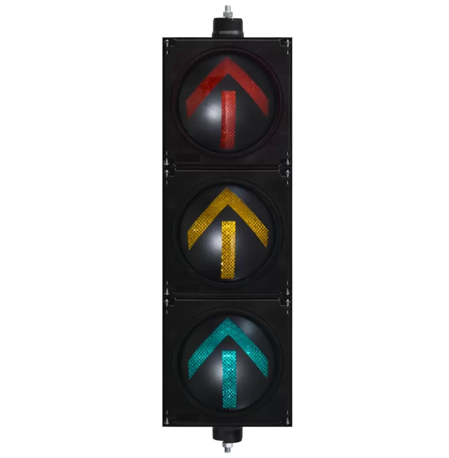 Semáforos com carcaça de policarbonato