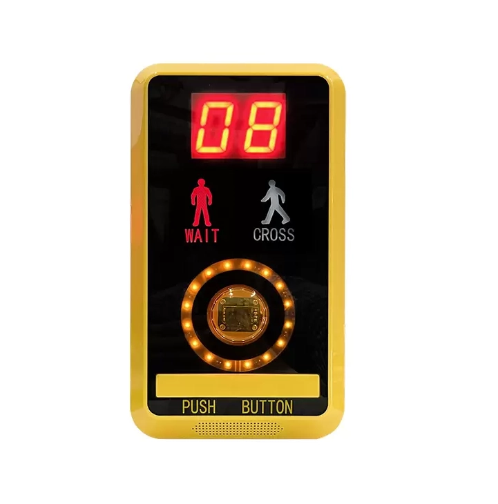 Botão de acionamento para pedestres ADA