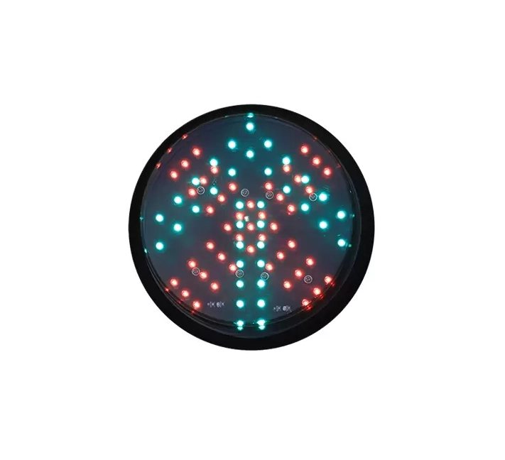 Cruz Vermelha e Semáforo com Seta Verde